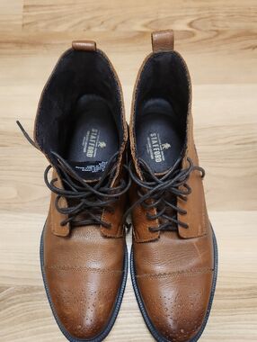 Stafford Tan Brown Leather Chukka Boots Sz. 9.5 -10m